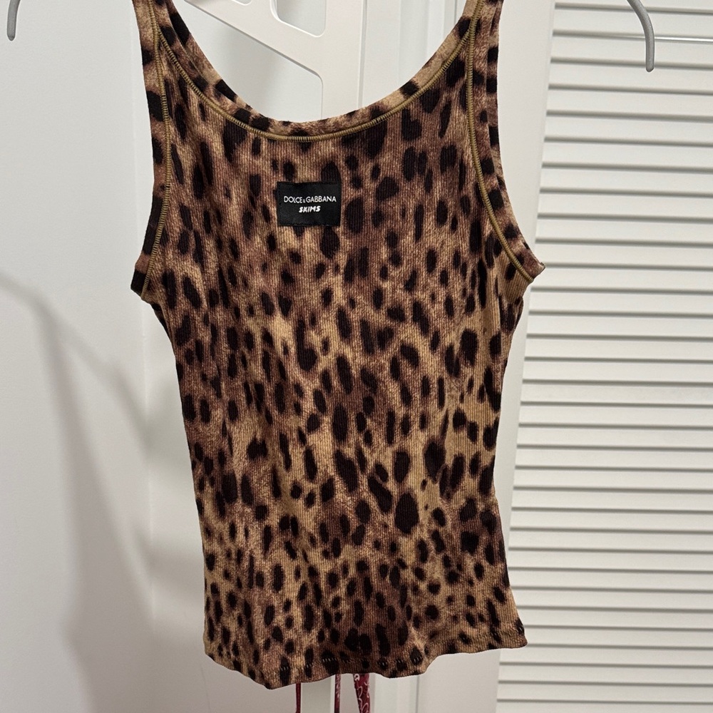 Dolce & Gabbana x SKIMS Animal Print Tank Top